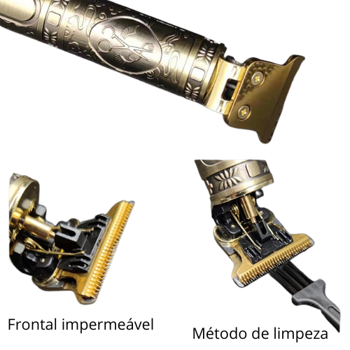 Máquina de cortar cabelo e barba masculina