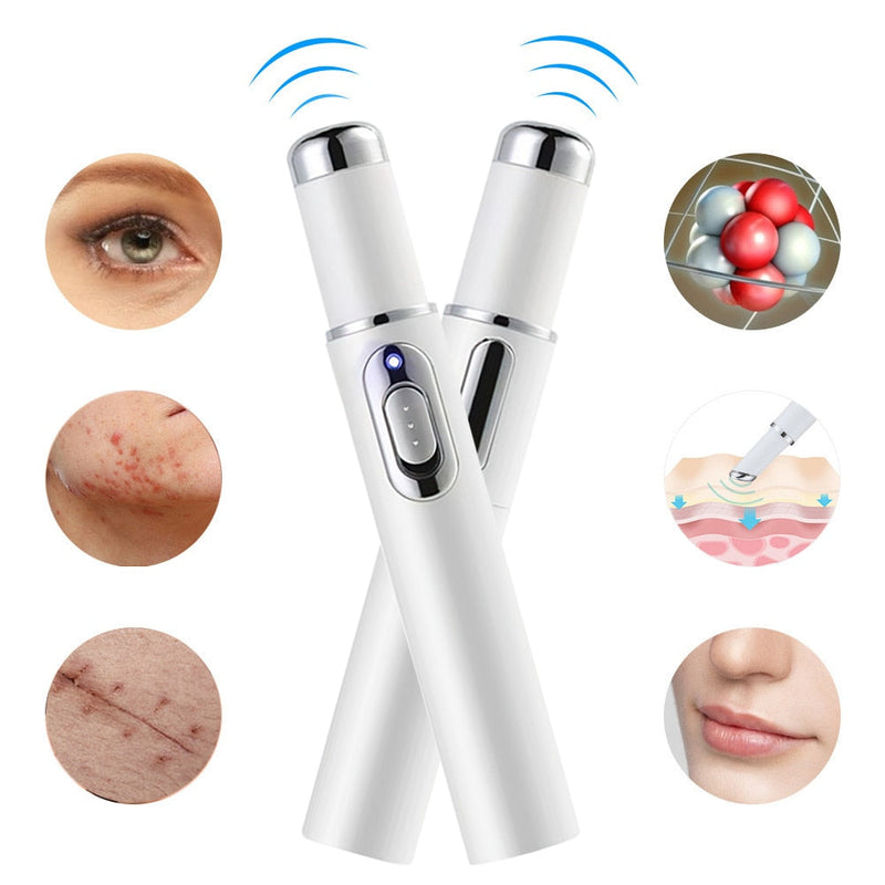 Caneta de laser para tratamento de varizes, acne e cicatriz.